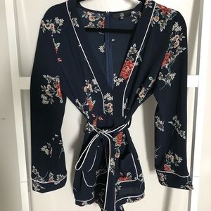 Missguided Floral Romper